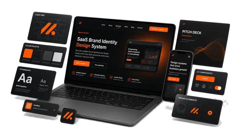SaaS Branding hero visual