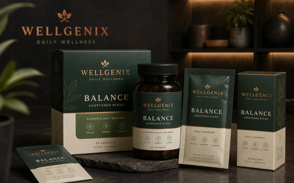 Wellgenix Premium Packaging Design portfolio image