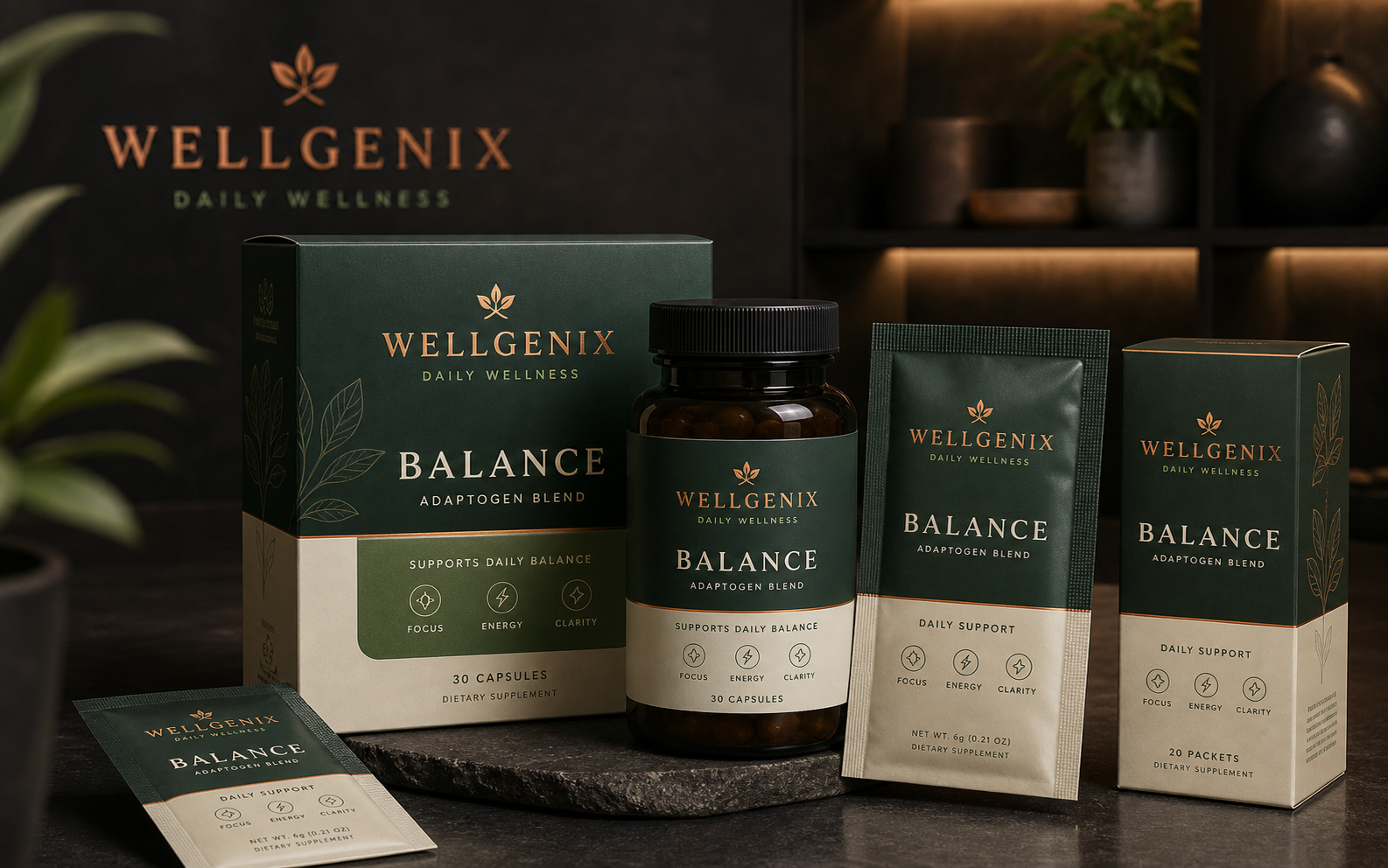 Wellgenix Premium Packaging Design