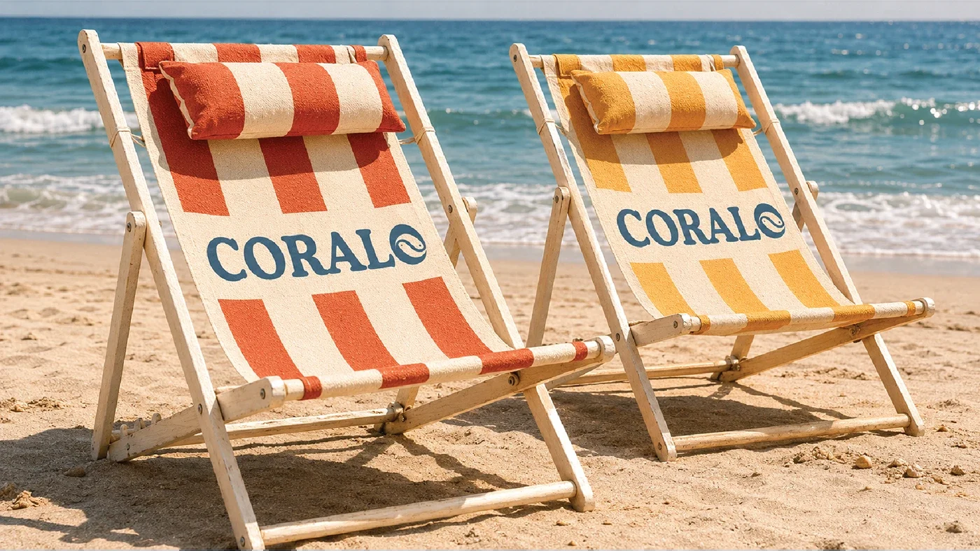 CORALO — outdoor furniture mockup