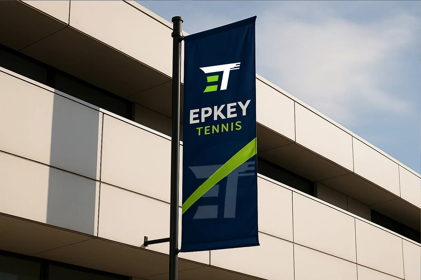 Epkey Tennis brand identity presentation 2