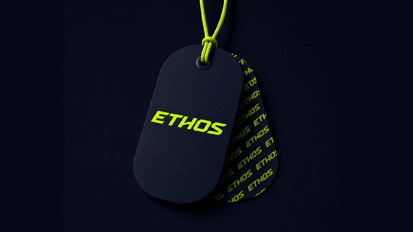 Ethos Activewear brand identity presentation 5