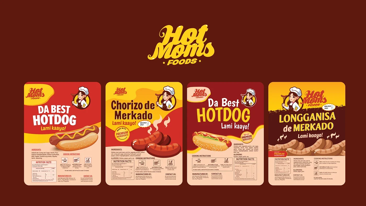 Hot Moms Foods — product family