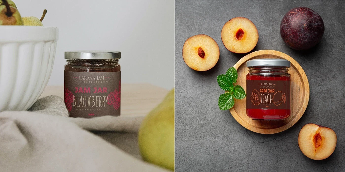 Jam Jar Collection packaging design presentation 3