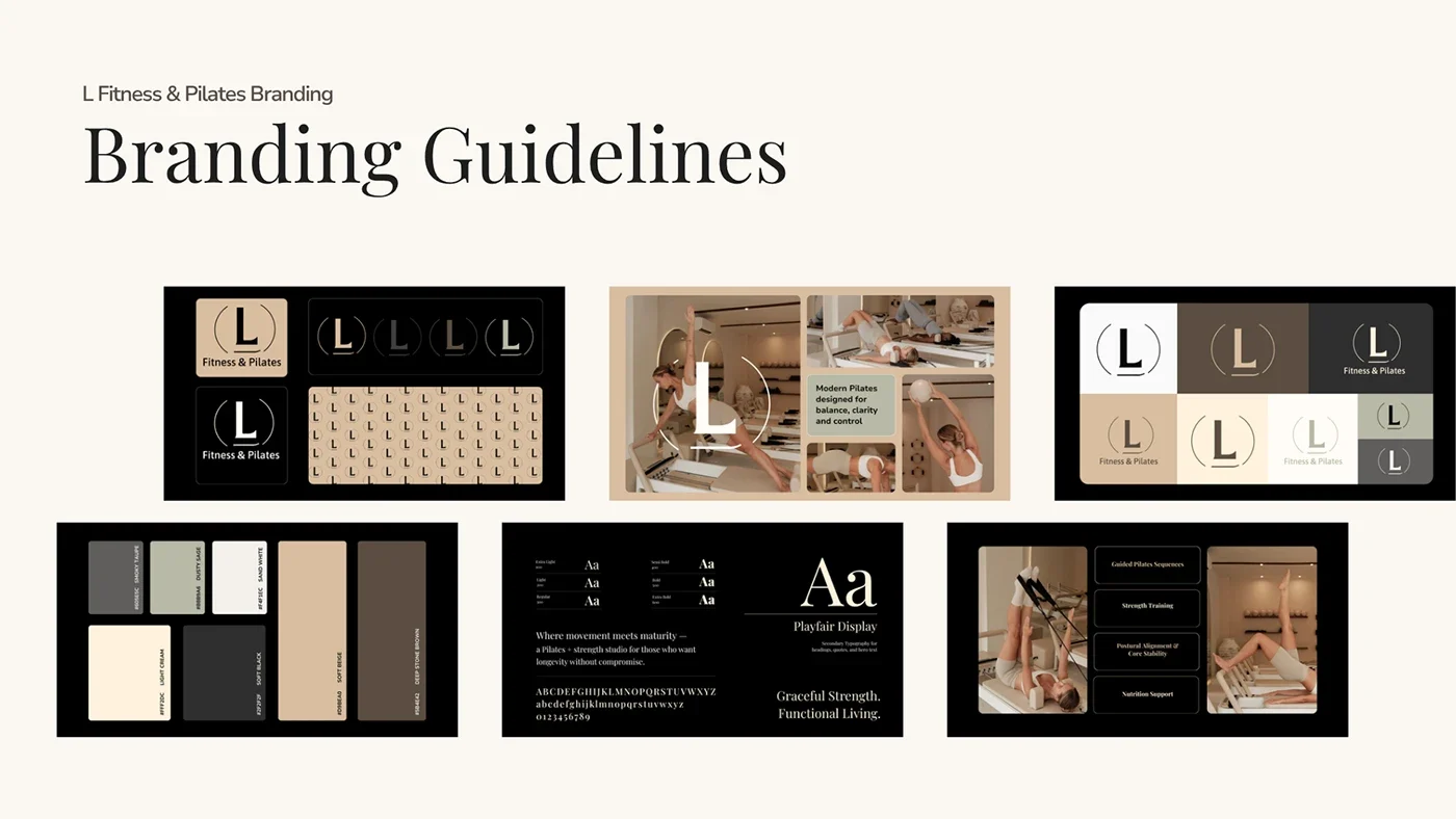 L Fitness & Pilates — brand guidelines