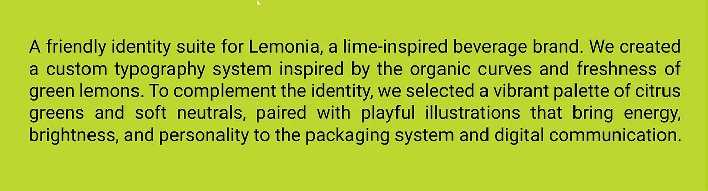 Lemonia packaging design presentation 2