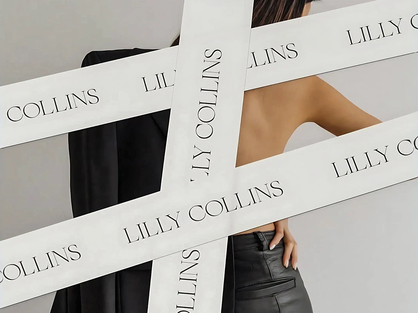 Lilly Collins brand identity presentation 2