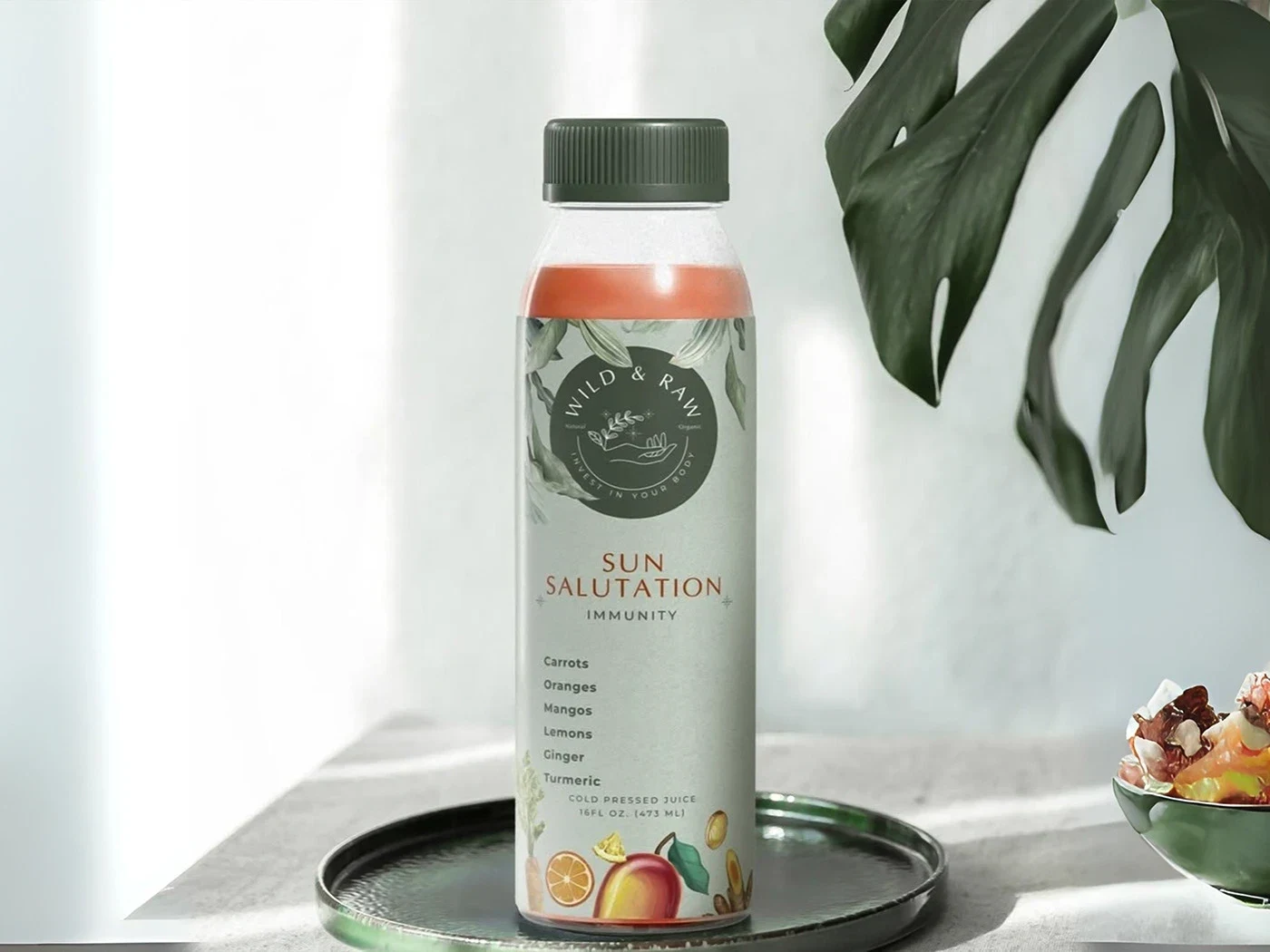 Wild & Raw packaging design presentation 3