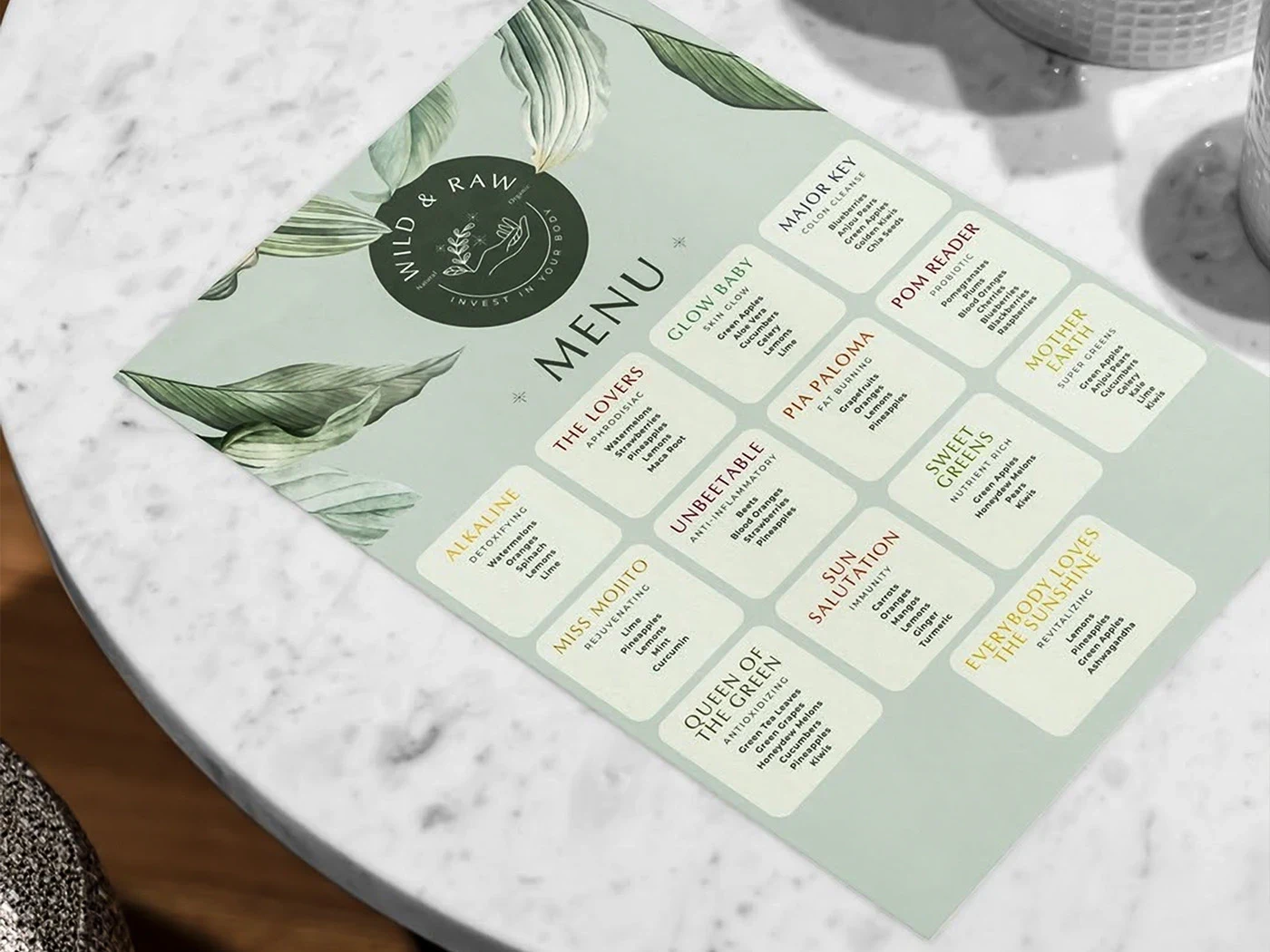Wild & Raw packaging design presentation 4